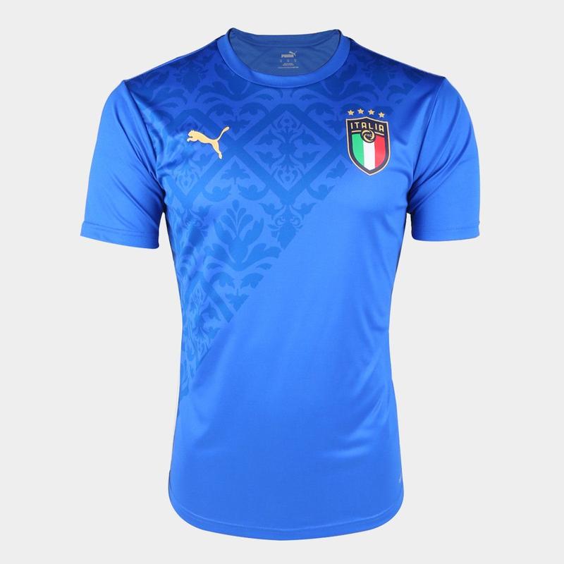 Camisa Seleção Itália Pré-Jogo 20/21 Puma Masculina - Camisa de